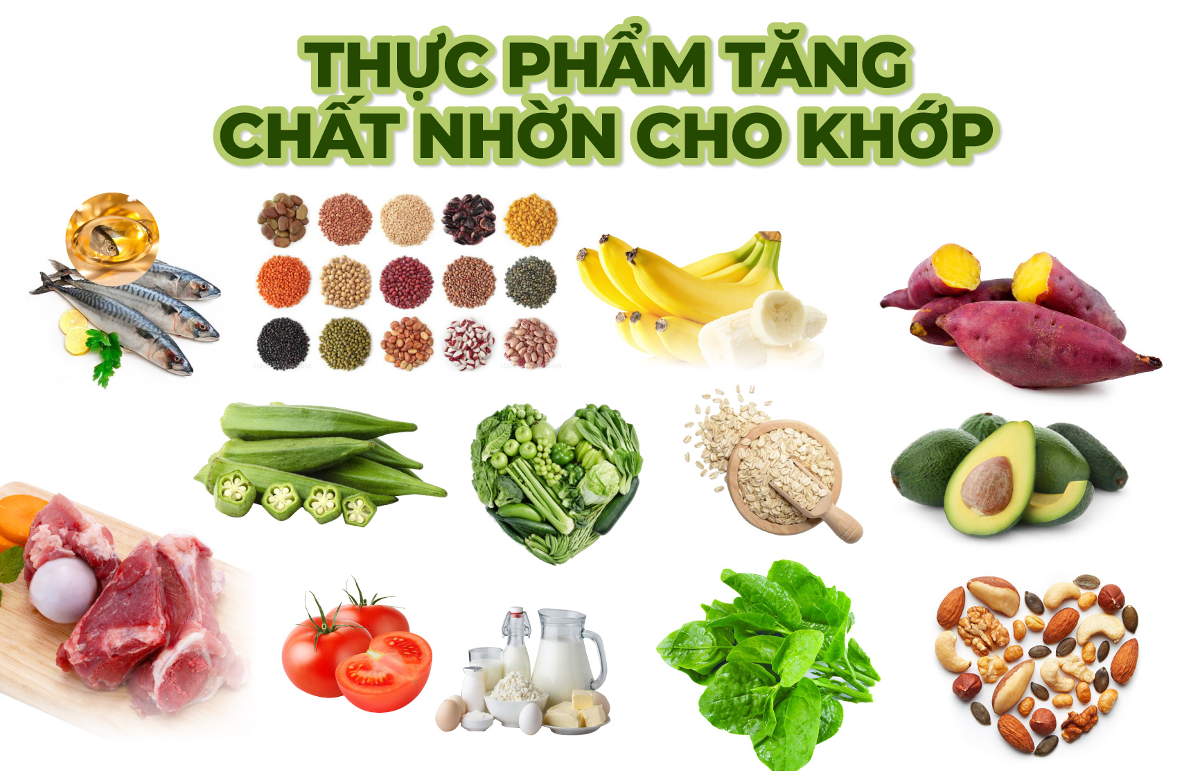 Những thực phẩm bổ sung chất nhờn cho khớp bạn không thể bỏ qua
